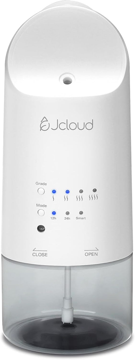 JCLOUD Plug in Diffuser for Essential Oils, Waterless Scent Diffuser Cover Up to 500 Sq. Ft. for Home, Office, Spa – Portable Smart Wall Diffuser 160ML, White